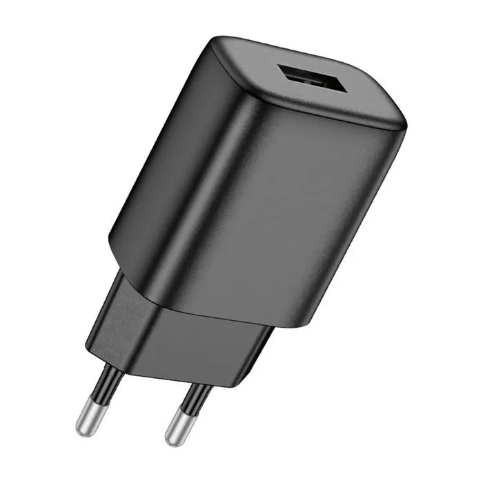 Зарядний пристрій HOCO C134A USB 2.4A black (6942007621298)