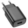 Зарядний пристрій HOCO C134A USB 2.4A black (6942007621298) зображення 3