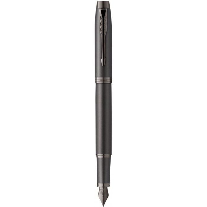 Ручка перьевая Parker IM 17 Professionals Monochrome Titanium  FP F (28 011)