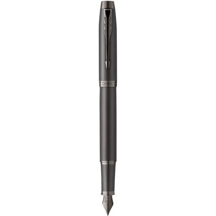 Ручка пір'яна Parker IM 17 Professionals Monochrome Titanium  FP F (28 011)
