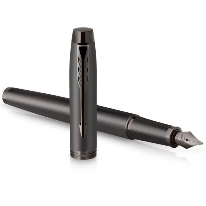 Ручка пір'яна Parker IM 17 Professionals Monochrome Titanium  FP F (28 011) зображення 3