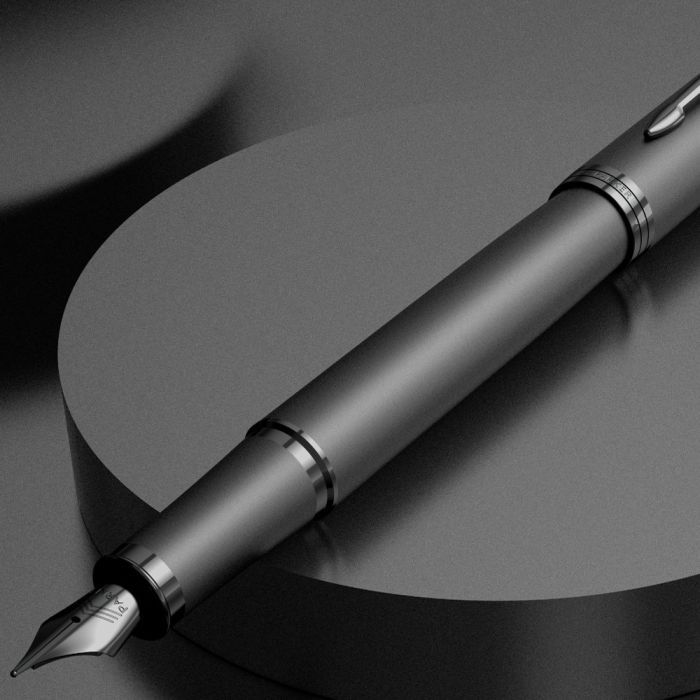 Ручка перьевая Parker IM 17 Professionals Monochrome Titanium  FP F (28 011) изображение 7