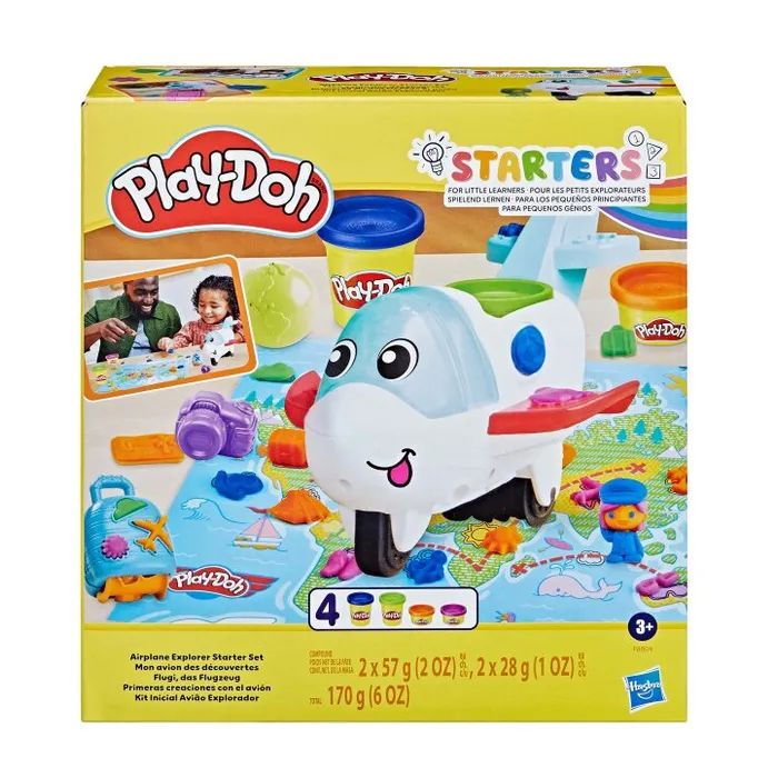Набір для творчості Hasbro Play-Doh з пластиліном Літак-дослідник (F8804)