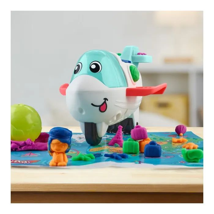 Набір для творчості Hasbro Play-Doh з пластиліном Літак-дослідник (F8804) зображення 3