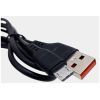 Дата кабель USB 2.0 AM to Micro 5P 1.0m 2.4A silicone black Denmen (DM-D01V-BK) изображение 3