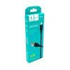 Дата кабель USB 2.0 AM to Micro 5P 1.0m 2.4A silicone black Denmen (DM-D01V-BK) изображение 5