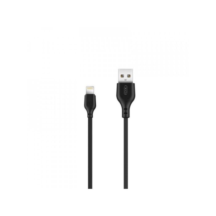 Дата кабель USB 2.0 AM to Lightning 1.0m 2.1A black XO (NB36-L-1-BK)