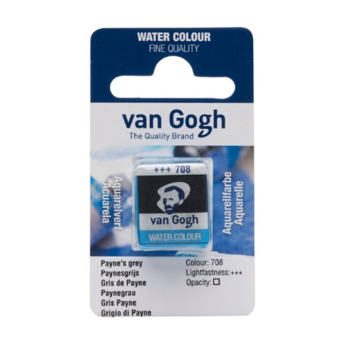 Акварельні фарби Royal Talens Van Gogh (708), Сірий пейна, кювета, Royal Talens (8712079419530)