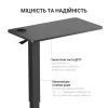 Приставний стіл OfficePro з регулюванням ODM366B Black (ODM366BK) зображення 5