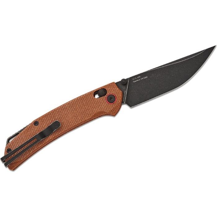 Нож SRM Asika, Sandvik 14C28N, мікарта, чорно-коричневий (411L-MN) изображение 3 Нож SRM Asika, Sandvik 14C28N, мікарта, чорно-коричневий (411L-MN) изображение 3