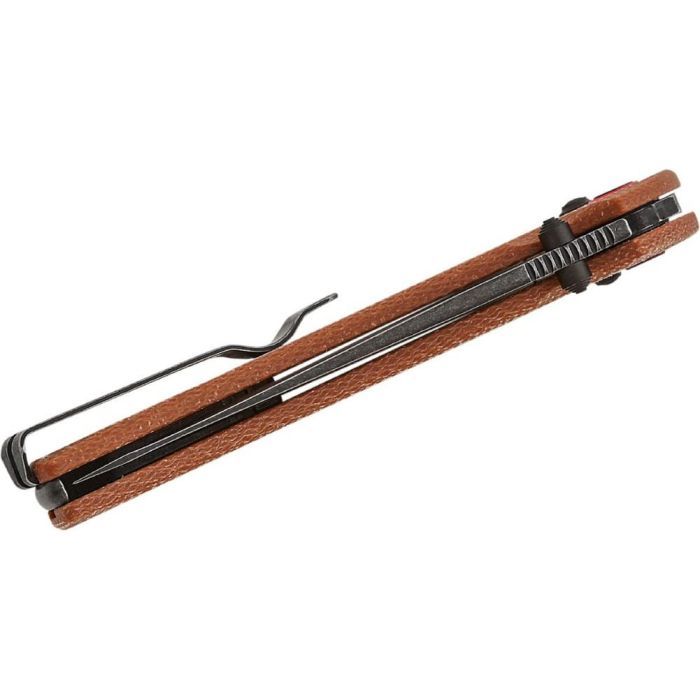 Нож SRM Asika, Sandvik 14C28N, мікарта, чорно-коричневий (411L-MN) изображение 5 Нож SRM Asika, Sandvik 14C28N, мікарта, чорно-коричневий (411L-MN) изображение 5