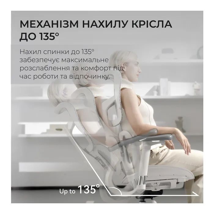 Офисное кресло Sihoo DORO S100 Mesh Black (S100-M301) изображение 8