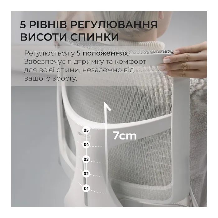 Офисное кресло Sihoo DORO S100 Mesh Black (S100-M301) изображение 9