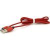 Дата кабель USB 2.0 to Micro 5P 1.0m 2A magnetic nylon red PiPo (18164) изображение 3