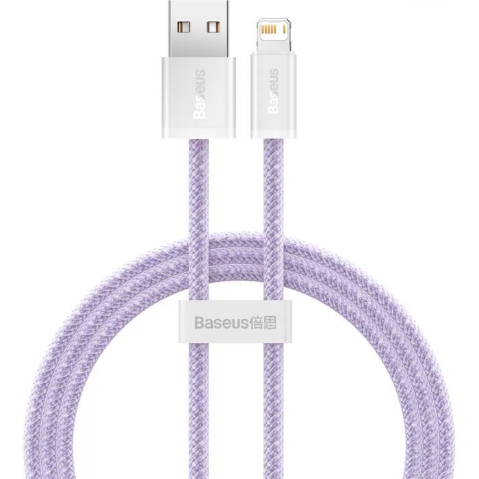 Дата кабель USB 2.0 AM to Lightning 1.0m 2.4A orange Baseus (CALD000407)