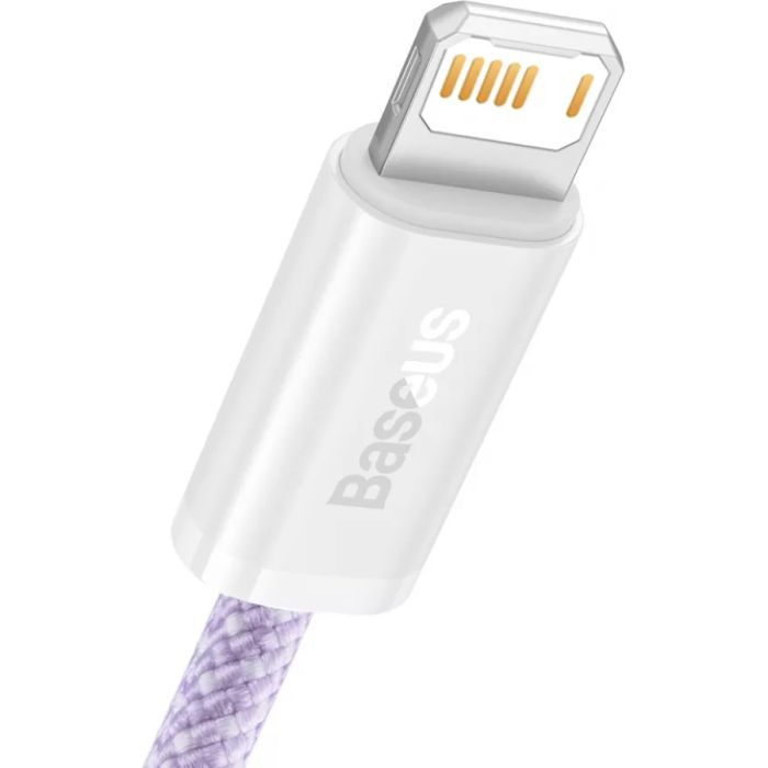 Дата кабель USB 2.0 AM to Lightning 1.0m 2.4A orange Baseus (CALD000407) зображення 2