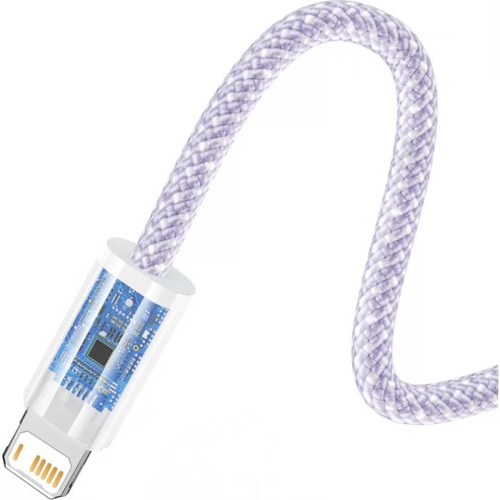 Дата кабель USB 2.0 AM to Lightning 1.0m 2.4A orange Baseus (CALD000407) зображення 3