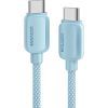 Дата кабель USB-C to USB-C 2.0m 100W blue Essager (EXCTT1-WLA03-P)