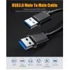 Дата кабель USB 3.0 AM/AM 2.0m 5Gbps black Essager (EXCAA-YTD01) зображення 2
