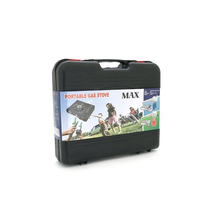 Портативна газова плитка Voltronic MAX-664 під газові балони бутан та пропан-бутан (MAX-66) зображення 2 Портативна газова плитка Voltronic MAX-664 під газові балони бутан та пропан-бутан (MAX-66) зображення 2