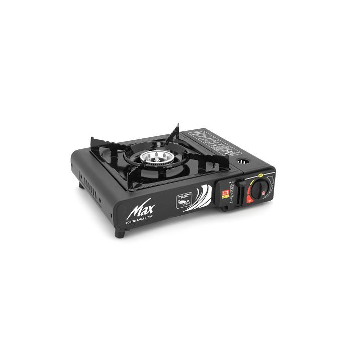 Портативна газова плитка Voltronic MAX-664 під газові балони бутан та пропан-бутан (MAX-66) зображення 4 Портативна газова плитка Voltronic MAX-664 під газові балони бутан та пропан-бутан (MAX-66) зображення 4