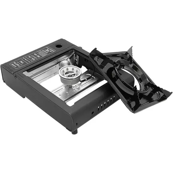 Портативна газова плитка Voltronic MAX-664 під газові балони бутан та пропан-бутан (MAX-66) зображення 4