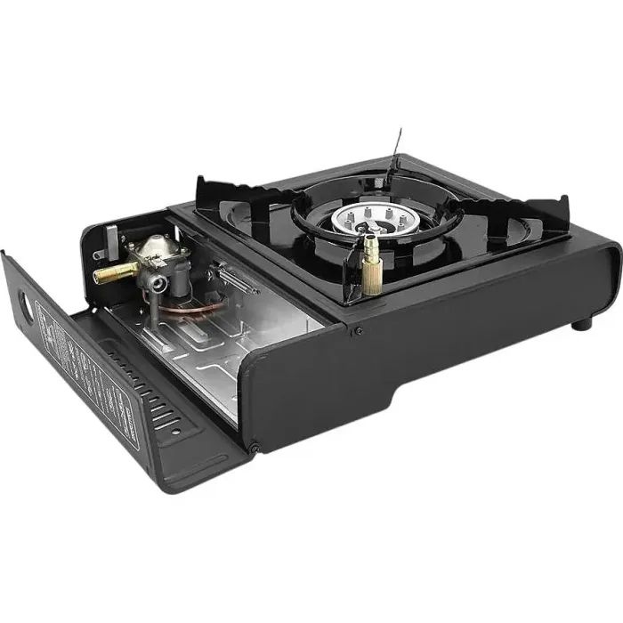 Портативна газова плитка Voltronic MAX-664 під газові балони бутан та пропан-бутан (MAX-66) зображення 5