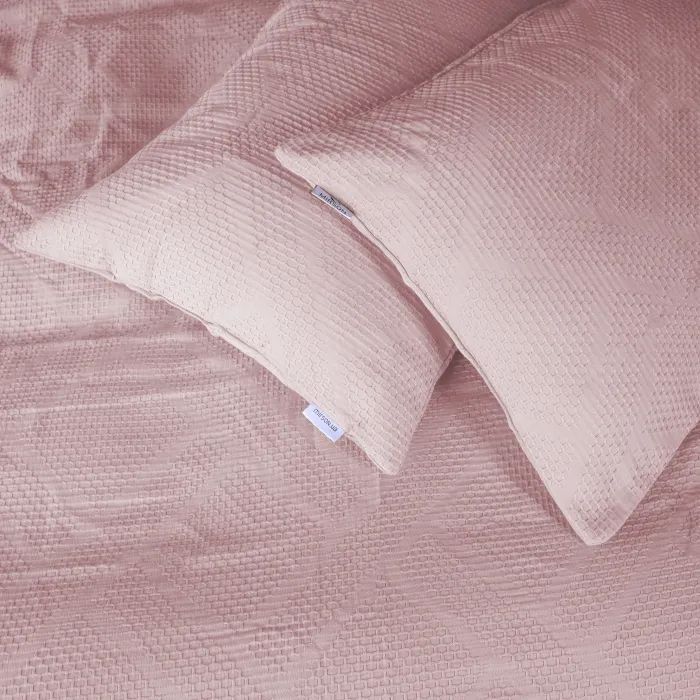 Постельное белье MirSon №20-00 Waffle Powder 175х210 двуспальный (2200011032344) изображение 3