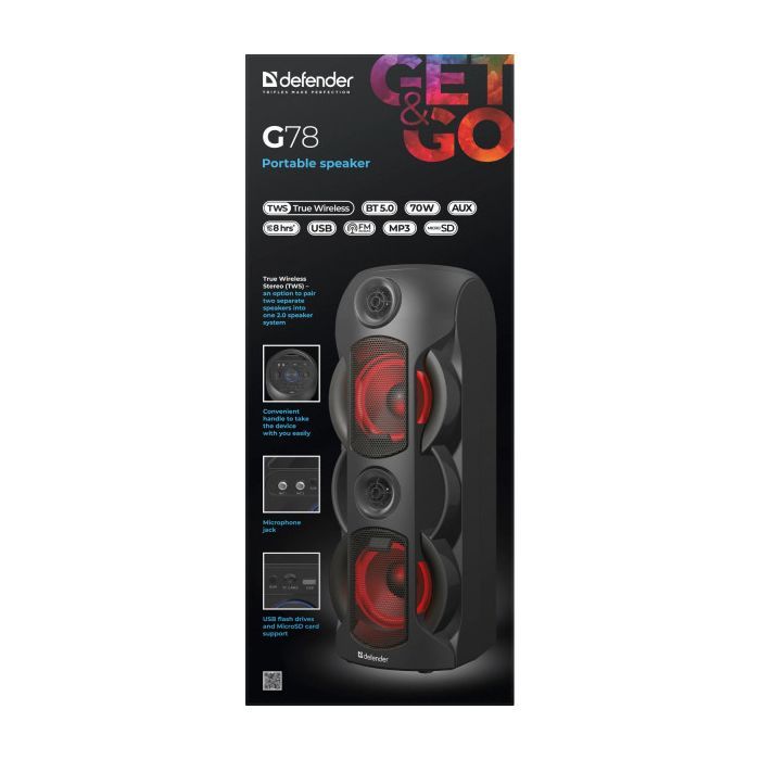 Акустична система Defender G78 Black (65178) зображення 6