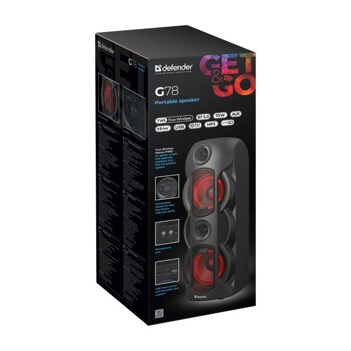 Акустична система Defender G78 Black (65178) зображення 7