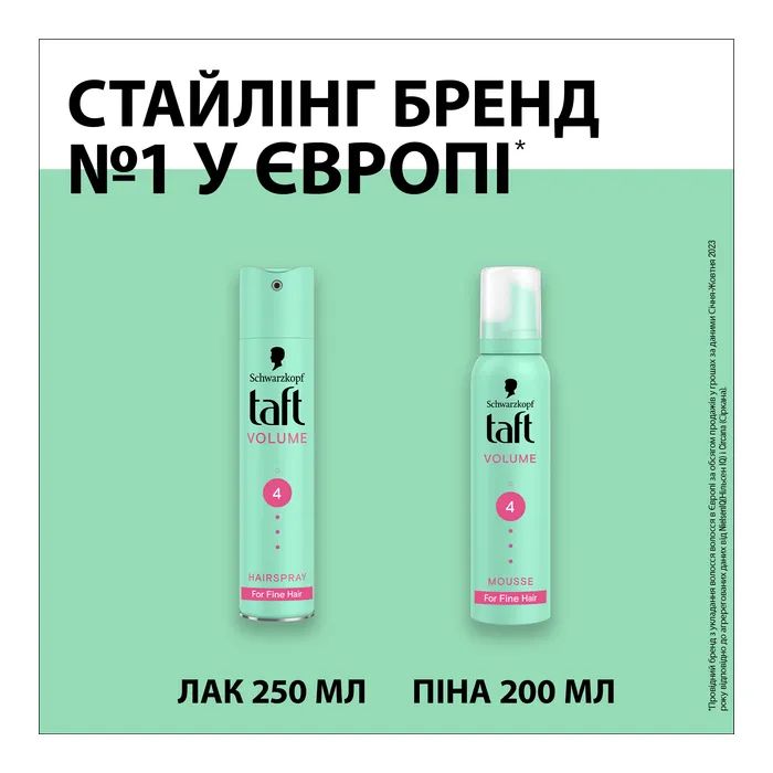 Пенка для волос Taft Volume 4 200 мл (3838824083704) изображение 7