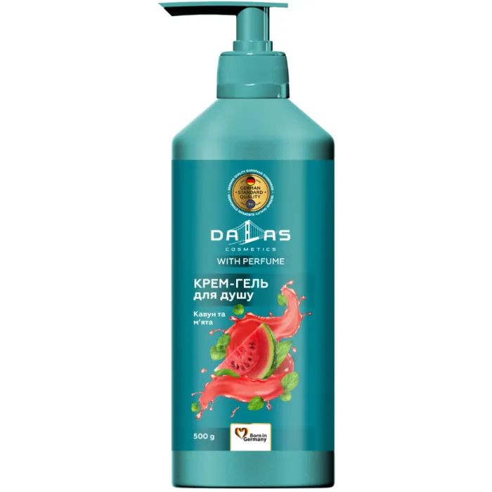 Гель для душа Dalas Cosmetics Арбуз и мята 500 г (4823128004820)