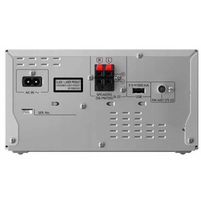 Акустична система Panasonic SC-PM700 Silver (SC-PM700EE-S) зображення 5