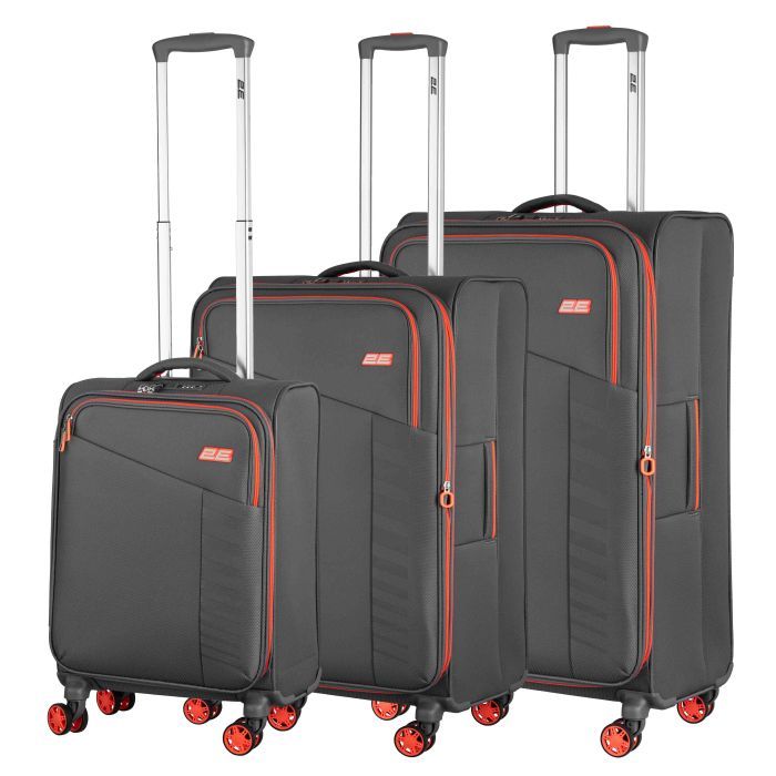 Набір валіз 2E Trek (L+M+S), чорні (2E-SPE-TREK-SET6-BK) зображення 3