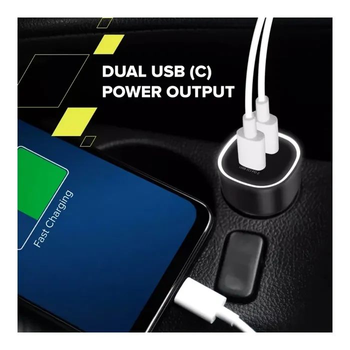 Зарядний пристрій Canyon 2xUSB-C PD60W black (CNE-CCABR3CC) зображення 6