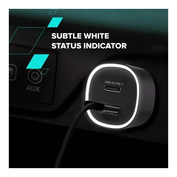 Зарядний пристрій Canyon 2xUSB-C PD60W black (CNE-CCABR3CC) зображення 9