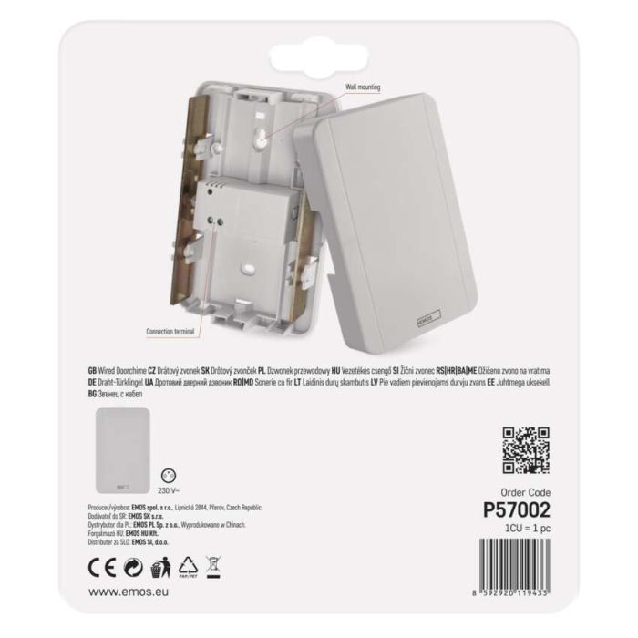 Дверний дзвінок EMOS P57002 зображення 9