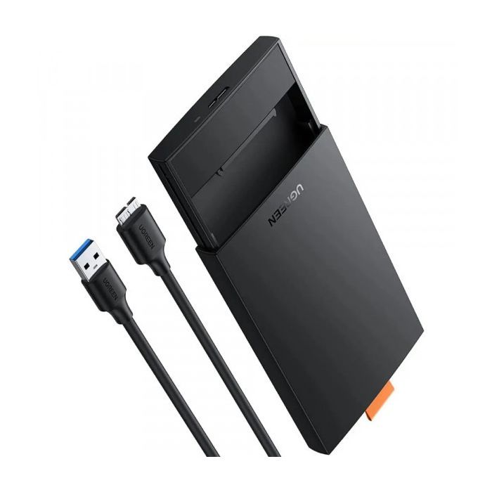 Кишеня зовнішня UGREEN USB 3.0 to 2.5" HDD/SSD CM237 black (60353)