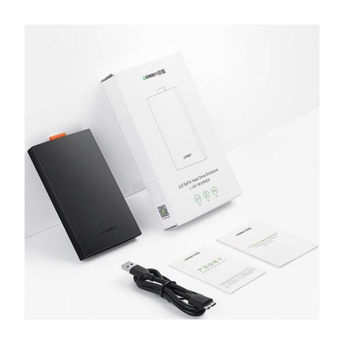 Кишеня зовнішня UGREEN USB 3.0 to 2.5" HDD/SSD CM237 black (60353) зображення 5