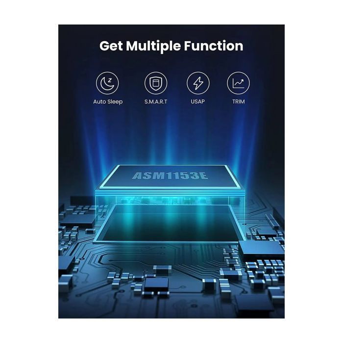 Кишеня зовнішня UGREEN USB 3.0 to 2.5" HDD/SSD CM237 black (60353) зображення 8