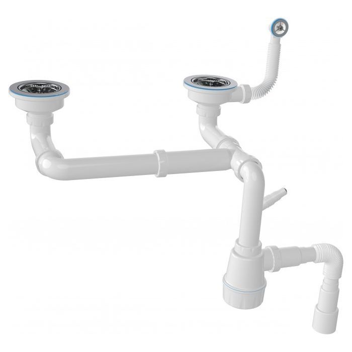 Мойка кухонная Adamant Similar антрацит + змішувач + дозатор + ополіскувач склянок + кол (4824296106515) изображение 5