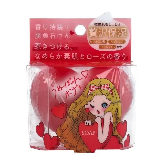 Тверде мило Pelican Зволожуюче для тіла із трояндовим ароматом 80 г (4976631481418)