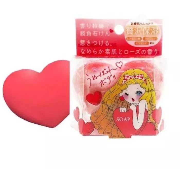 Тверде мило Pelican Зволожуюче для тіла із трояндовим ароматом 80 г (4976631481418) зображення 2