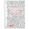 Книга записная Brunnen Колледж-блок А4 Premium Zenart bird, линия 80 листов (10 67 427)
