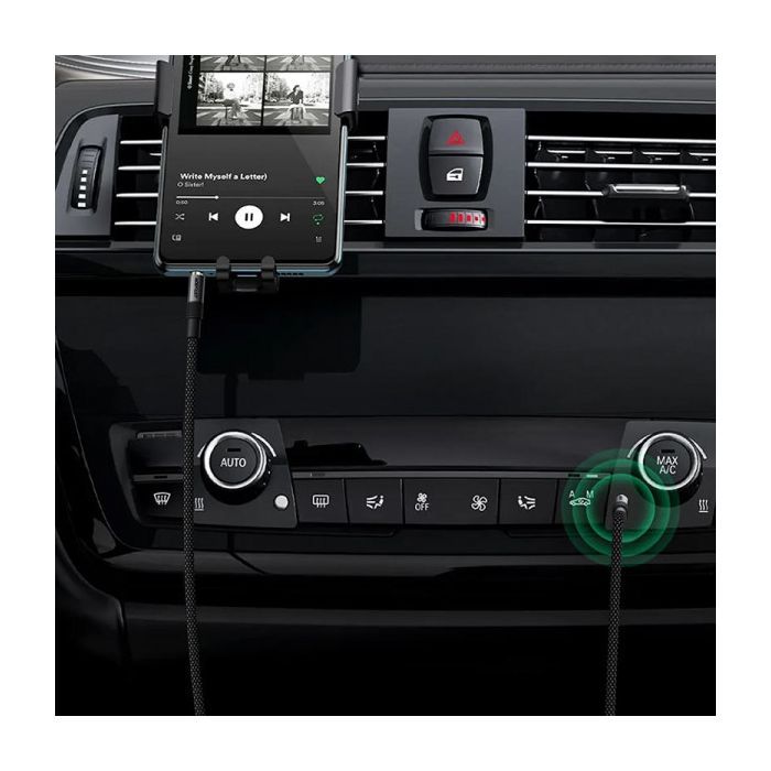 Кабель мультимедийный 3.5mm M to 3.5mm M 1.0m black Acefast (6974316285267) изображение 6