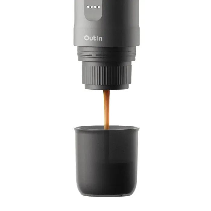 Кавоварка кемпінгова Outin Nano Espresso Machine OTEM-01 Crimson Red (OTEM-01-CR) зображення 4