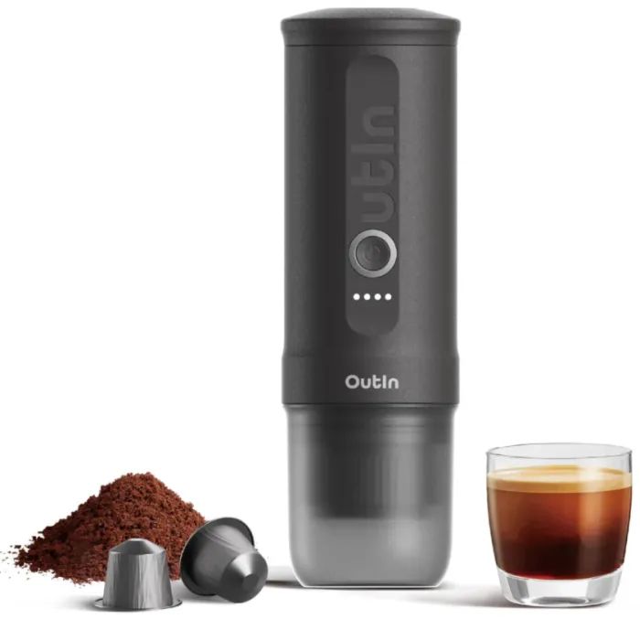 Портативная кофеварка Outin Nano Espresso Machine OTEM-01 Forest Green (OTEM-01-FG) изображение 5