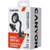 Универсальный автодержатель Canyon Magnetic car holder OnGrip 12 suction + air vent Black (CNS-CCHM12) изображение 10