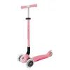 Самокат Globber серії Elite Lights пастельно-рожевий Колеса з підсвічуванням (439-710-3)