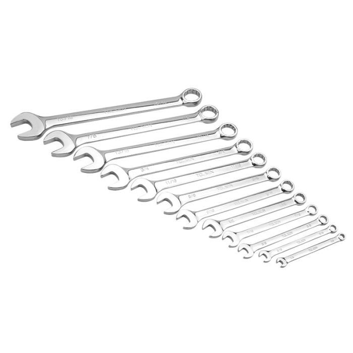 Ключ Tolsen комбинированный 12 шт дюймовый 1/4"-15/16" Профи (15487) изображение 4